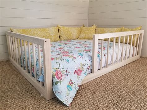 queen montessori bed|montessori baby floor bed.